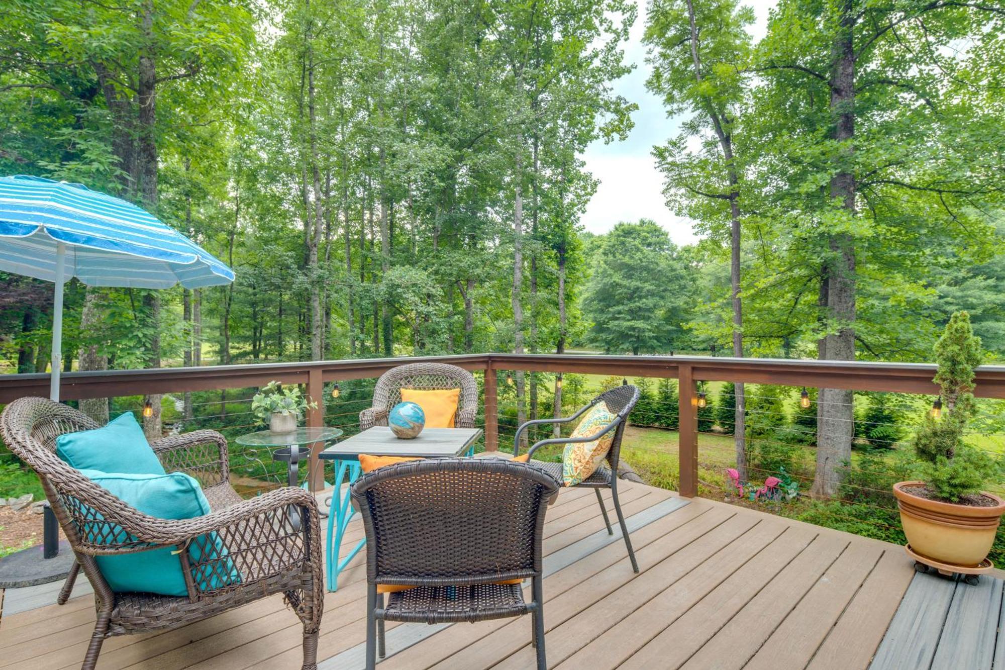 Creekside Hendersonville Haven Hot Tub And Fire Pit Eksteriør bilde