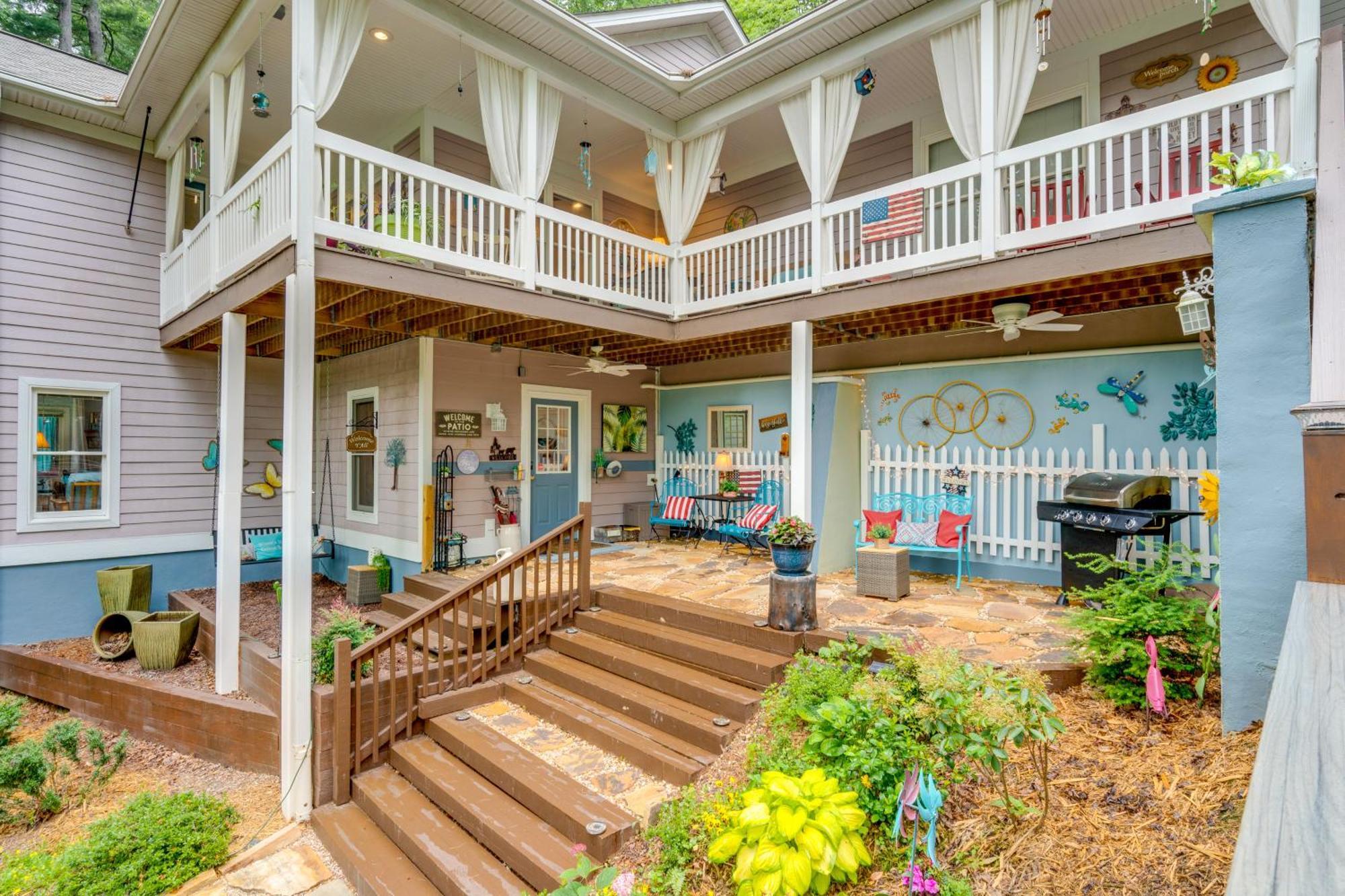 Creekside Hendersonville Haven Hot Tub And Fire Pit Eksteriør bilde