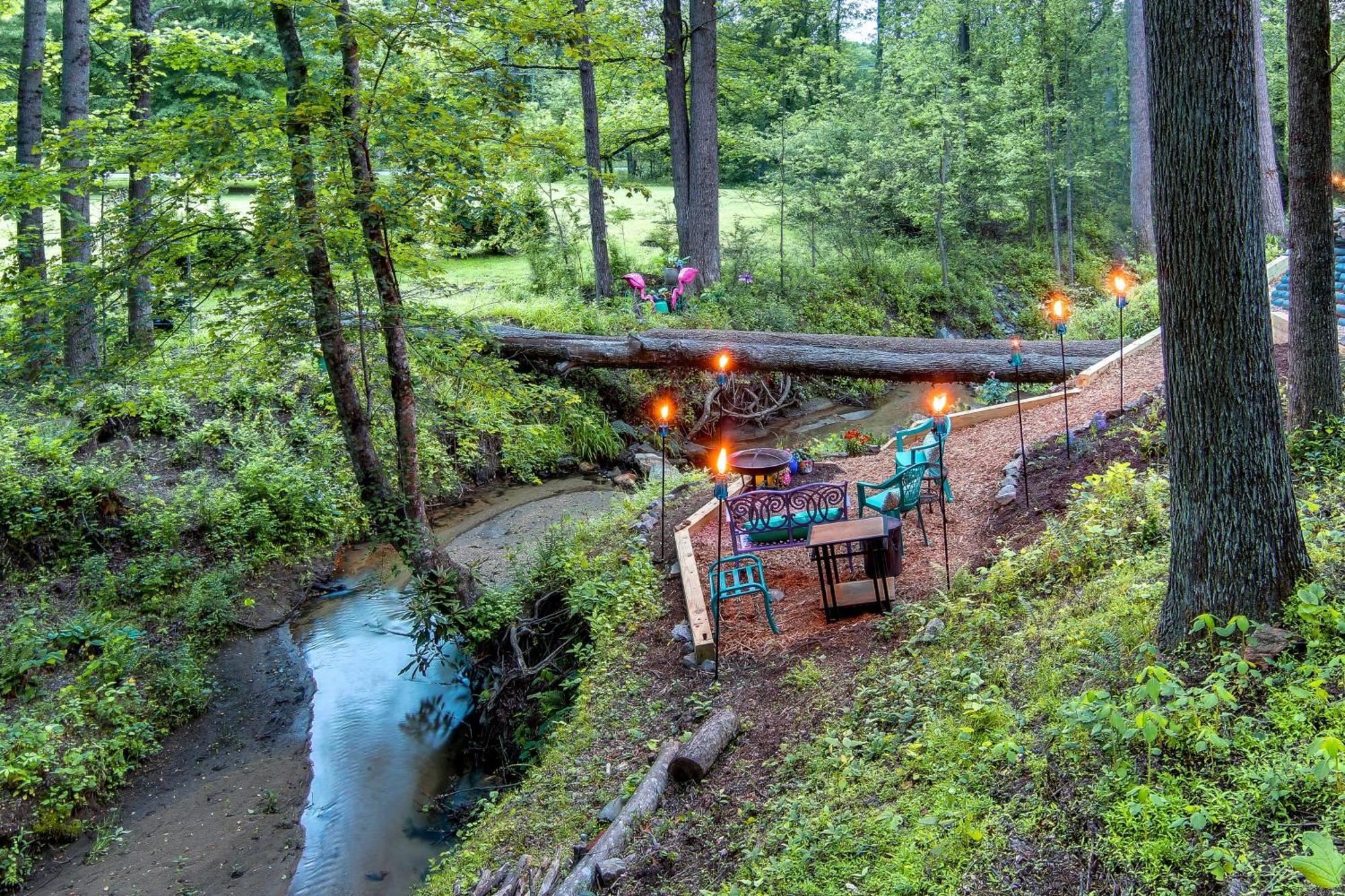 Creekside Hendersonville Haven Hot Tub And Fire Pit Eksteriør bilde