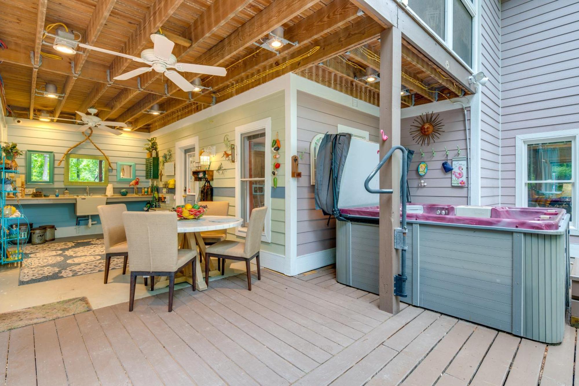 Creekside Hendersonville Haven Hot Tub And Fire Pit Eksteriør bilde