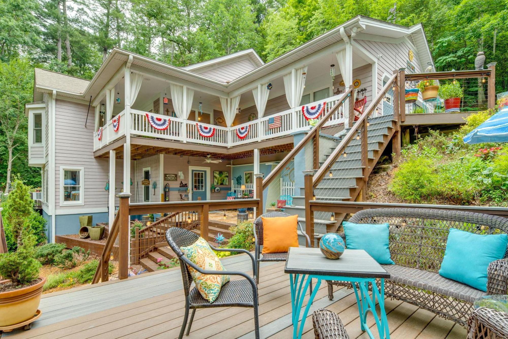 Creekside Hendersonville Haven Hot Tub And Fire Pit Eksteriør bilde