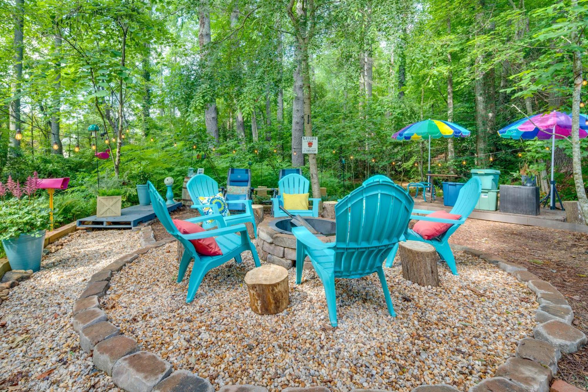 Creekside Hendersonville Haven Hot Tub And Fire Pit Eksteriør bilde