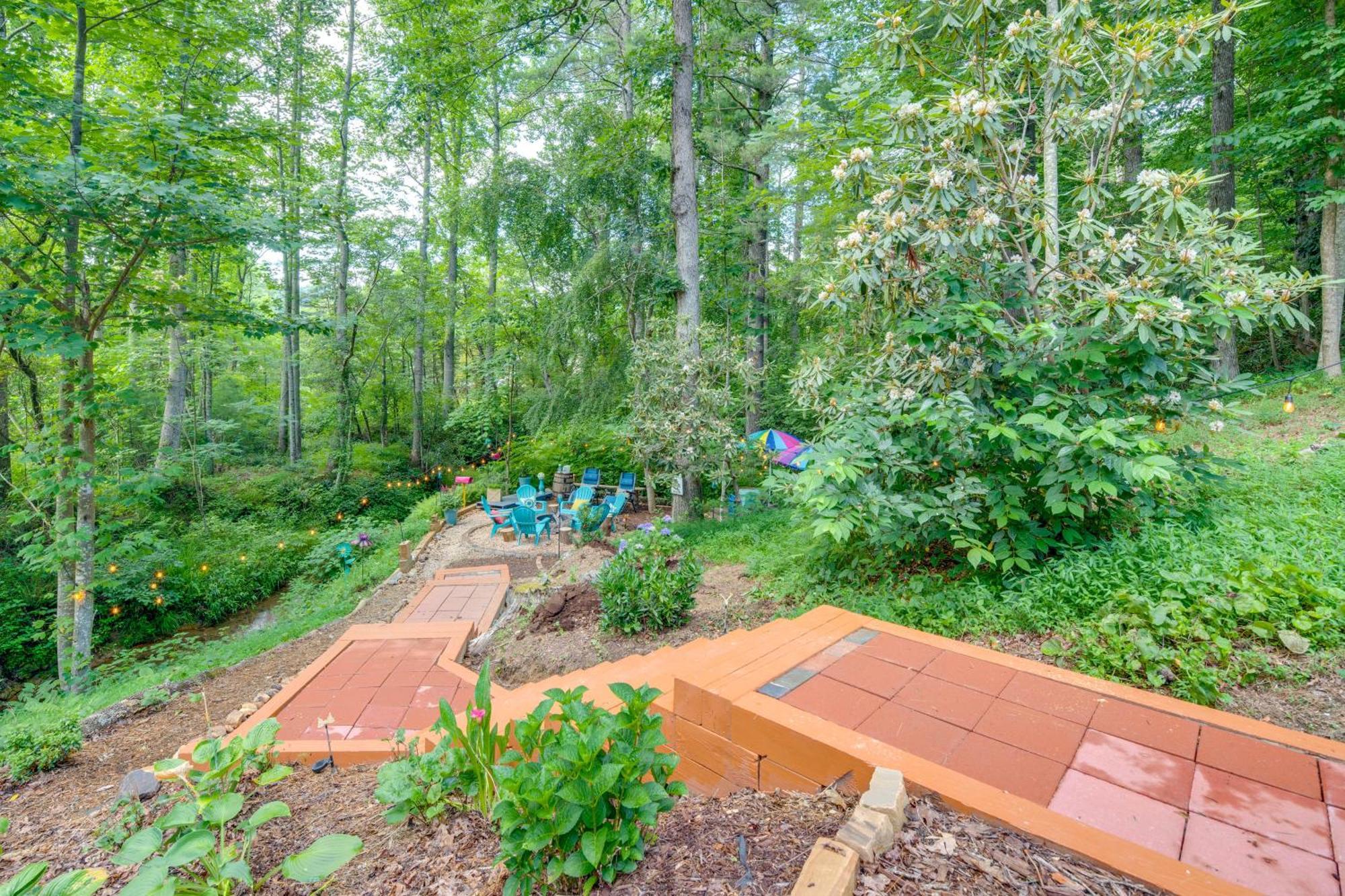 Creekside Hendersonville Haven Hot Tub And Fire Pit Eksteriør bilde